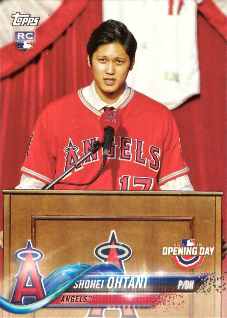 Amazon.com: 2018 Topps Opening Day Baseball #200 Shohei Ohtani